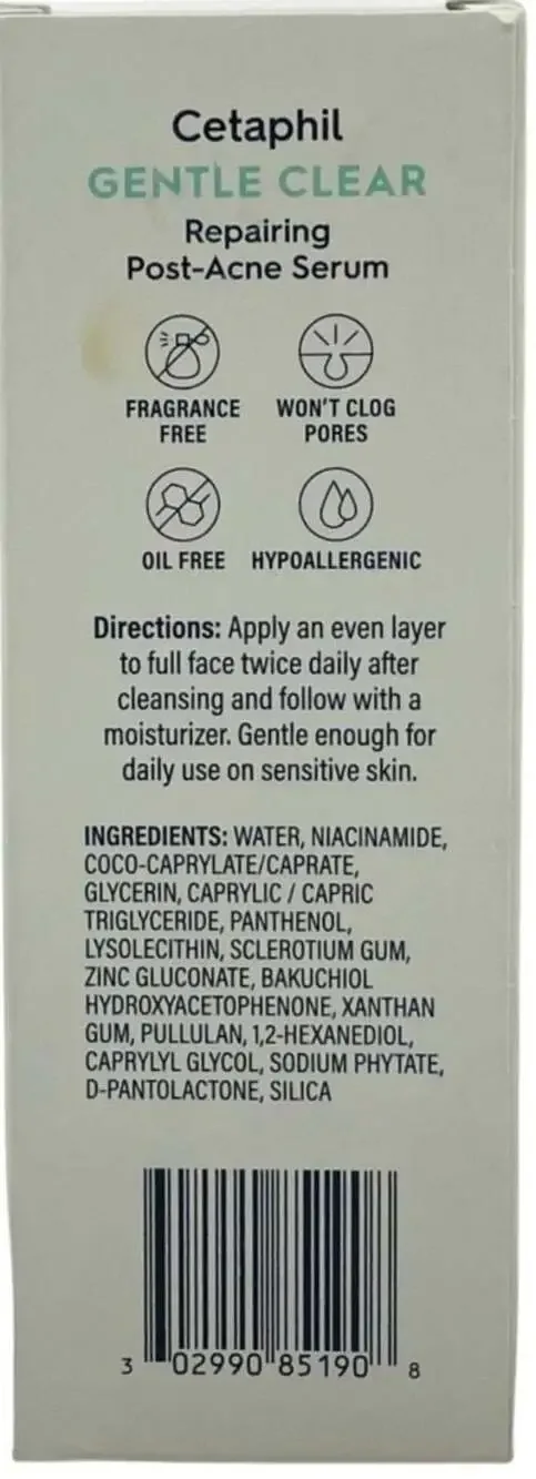 Cetaphil Gentle Clear Repairing Post-Acne Serum‎ 1.0 fl oz